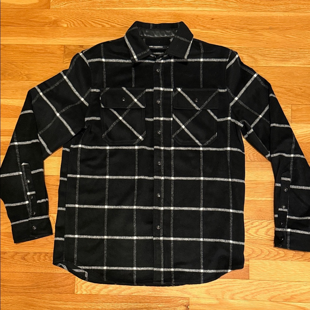 Karl Lagerfeld (M) Thick Button-Up Shirt